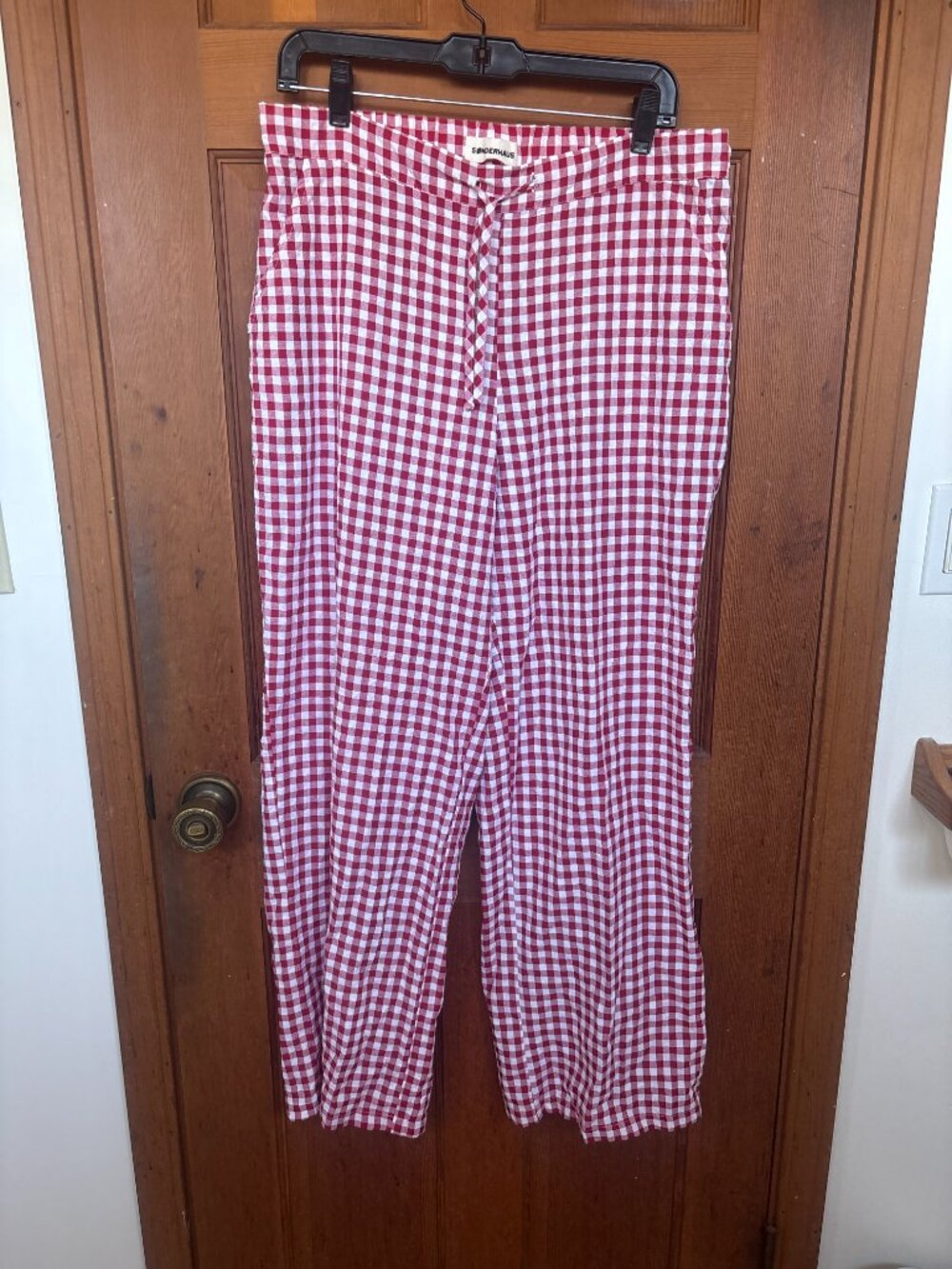 Sonderhaus Perfect Pant Red Gingham - Picture 2 of 3